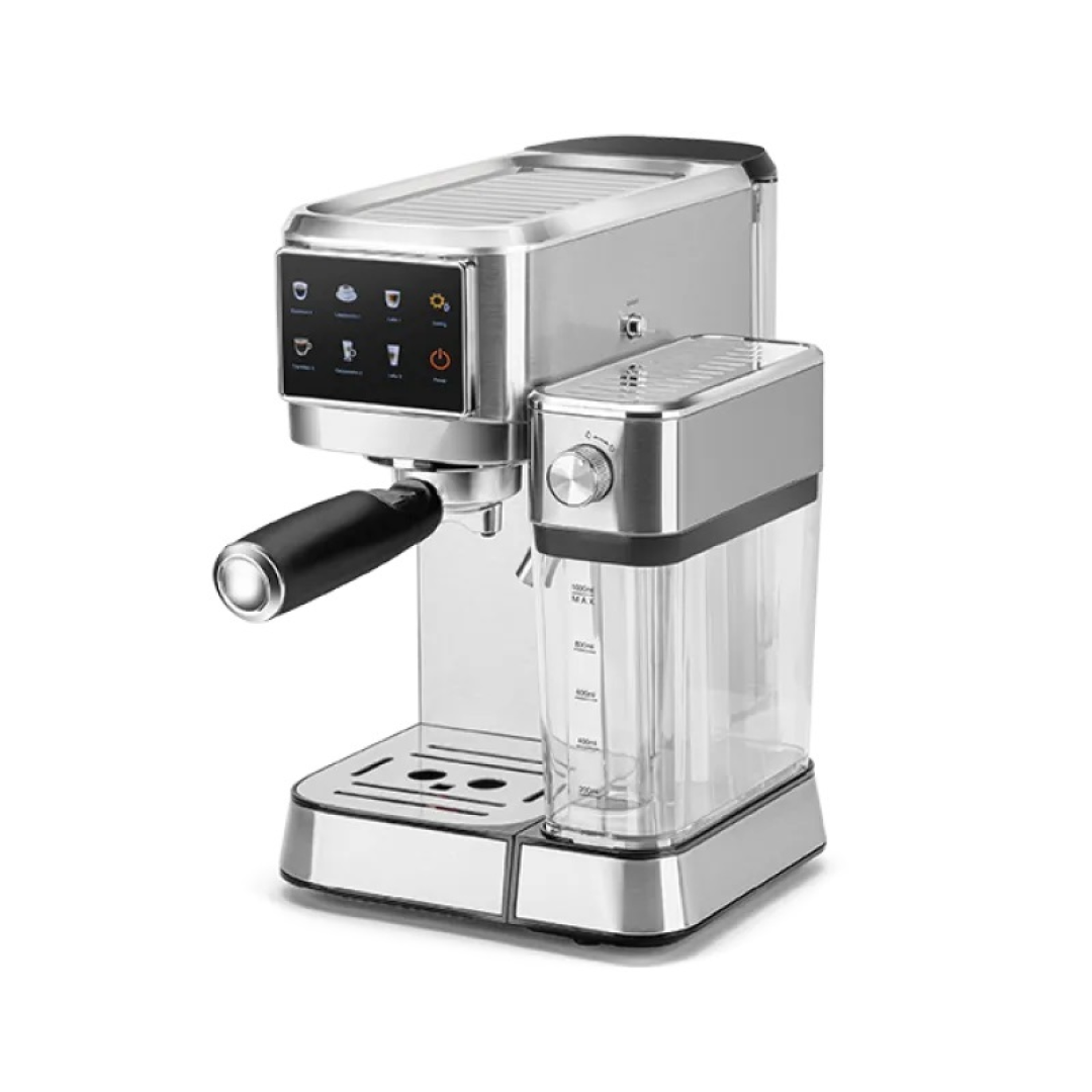 اسپرسو ساز دیجیتال ایکس ویژن نقره ای 1300 وات مدل EM-1316