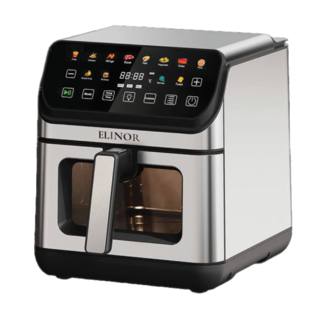 سرخ کن هواپز تمام استیل دو المنت الینور EAF-1800