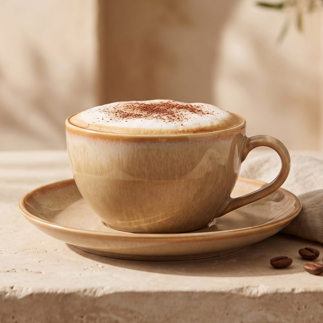 سرویس چینی کاپوچینو خوری 4 پارچه آمبره مدل 