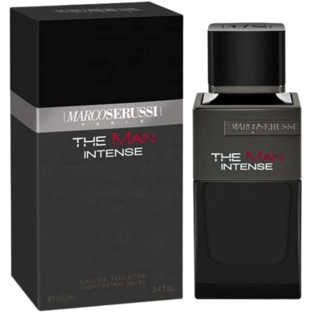 ادوتویلت مردانه MARCO SERUSSI مدل The man intense حجم 100 میلی لیتر