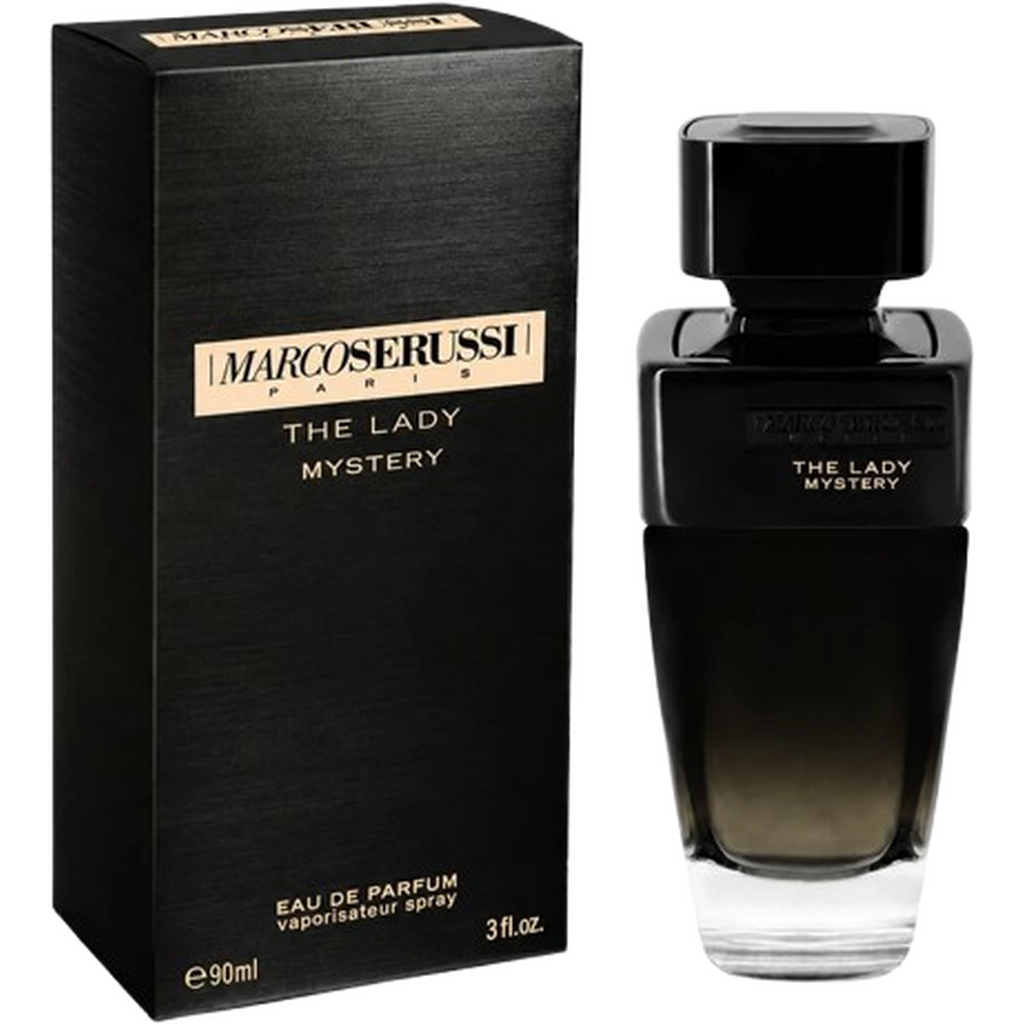 ادوپرفیوم زنانه MARCO SERUSSI مدل THE LADY MYSTERY حجم 90 میل
