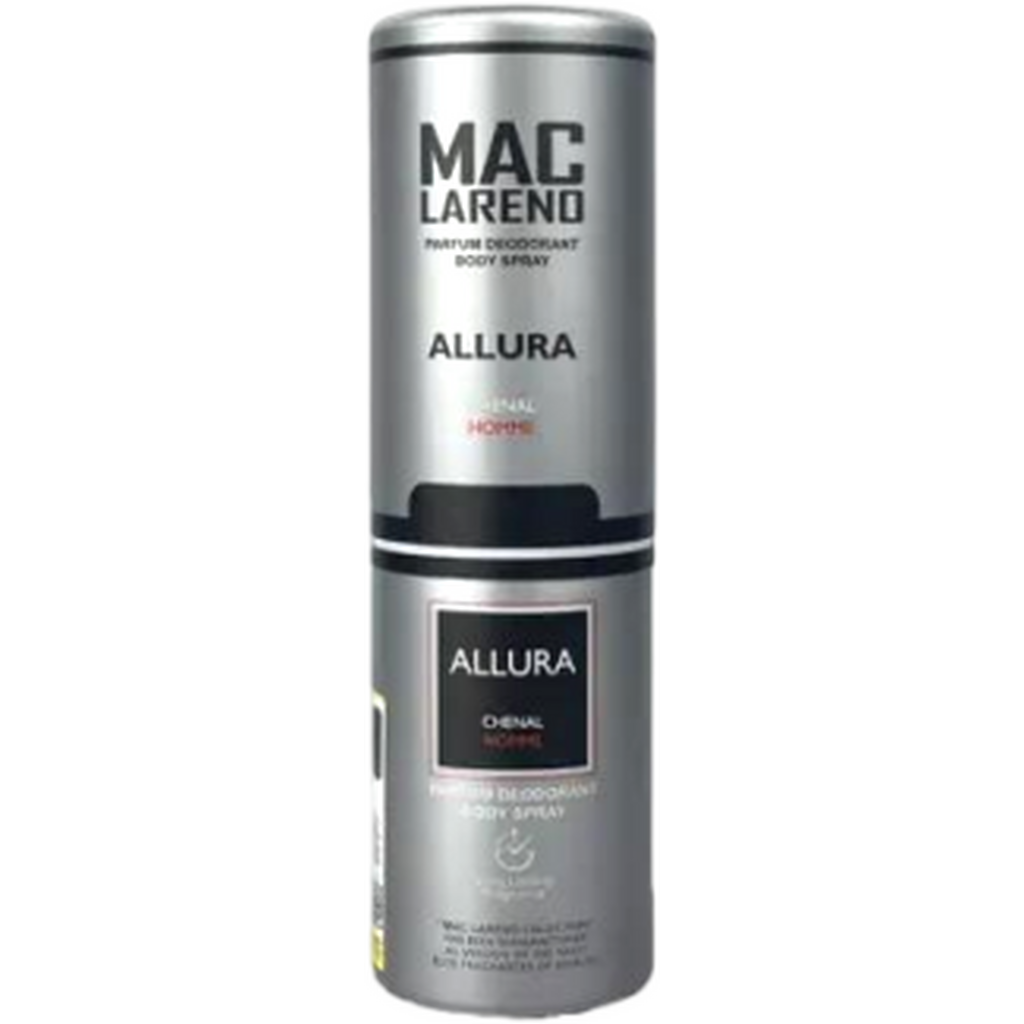 اسپری عطر مک لارنو شنل آلور هوم | MAC LARENO ALLURA CHENAL HOMME