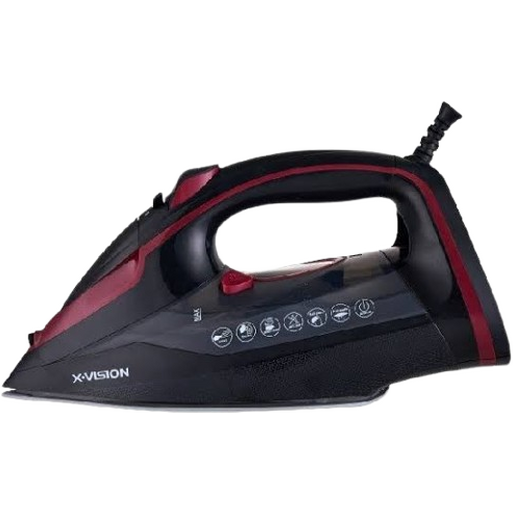 اتو بخار ایکس ویژن مشکی قرمز مدل SW-629B