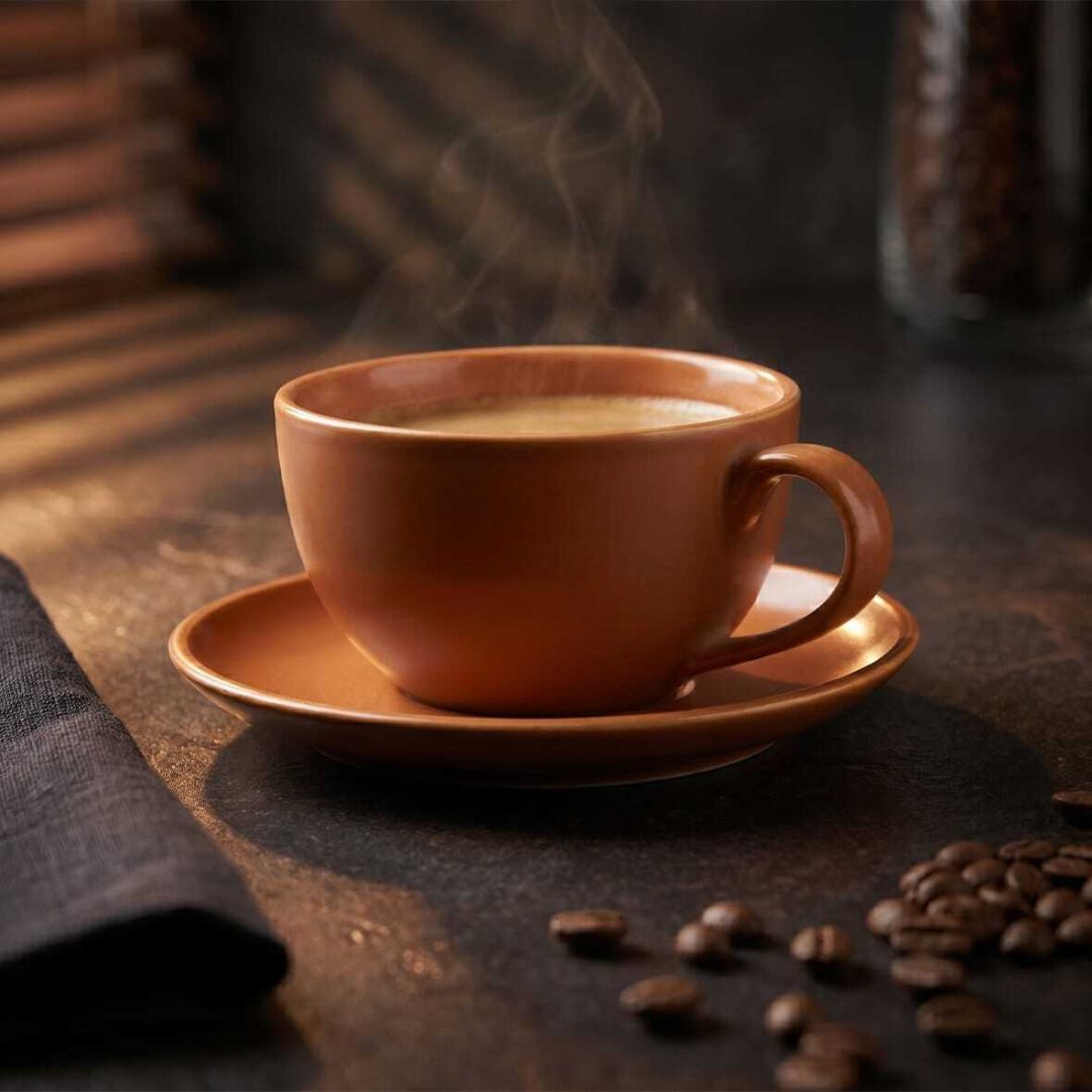سرویس چینی لته خوری 4 پارچه قهوه ای